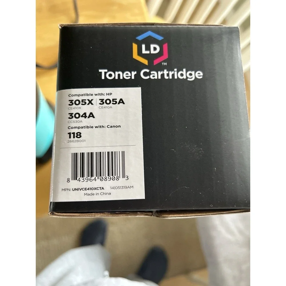 LD Compatible Toner Cartridge HP 305X 305A 304A Canon 118 Black New